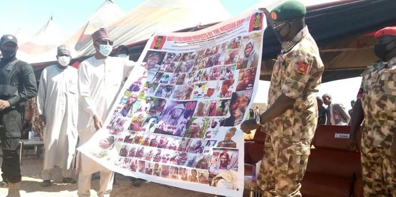 List launched by the Chief of Army Staff, Lt. Gen. Tukur Buratai alongside Borno State Governor Babagana Zulum.